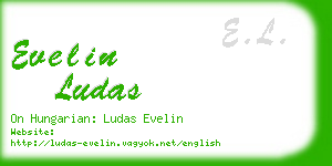 evelin ludas business card